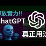 解放實力!ChatGPT入門到進階完整攻略|ChatGPT4.0註冊使用方法|ChatGPT基礎&進階指令|ChatGPT官方插件應用|谷歌瀏覽器插件應用,一次上手