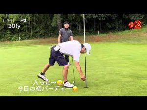 【ゴルフ】山の原ゴルフクラブ恋里コース 前編INスタートです😊(解説入れてみました!)